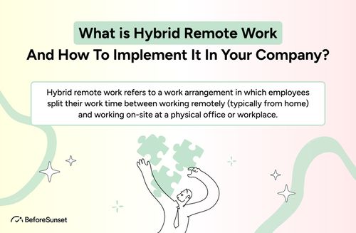 What is Hybrid Remote Work and How To Implement It In Your Company?